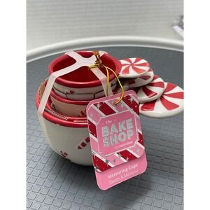 Master Class Peppermint Measuring Cups Set Dolomite Hand Wash Only 1/4 1/3 1/2 1